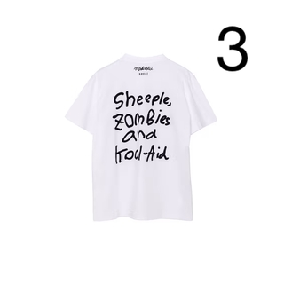 17ss SACAI MADNESS Ｔシャツ ホワイト size:3 サカイTシャツ/カットソー(半袖/袖なし)