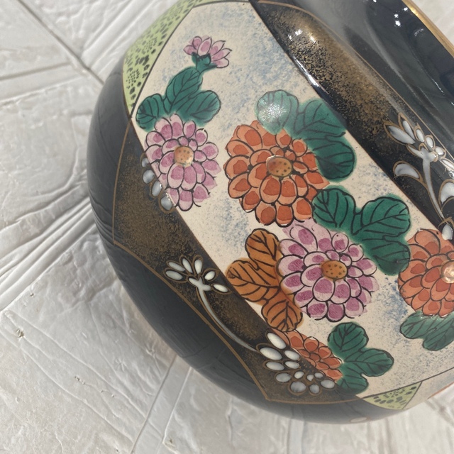 九谷焼 玉竜 芳彩 壺 花瓶 花器 花入 陶器 飾り物 置物 オブジェの通販