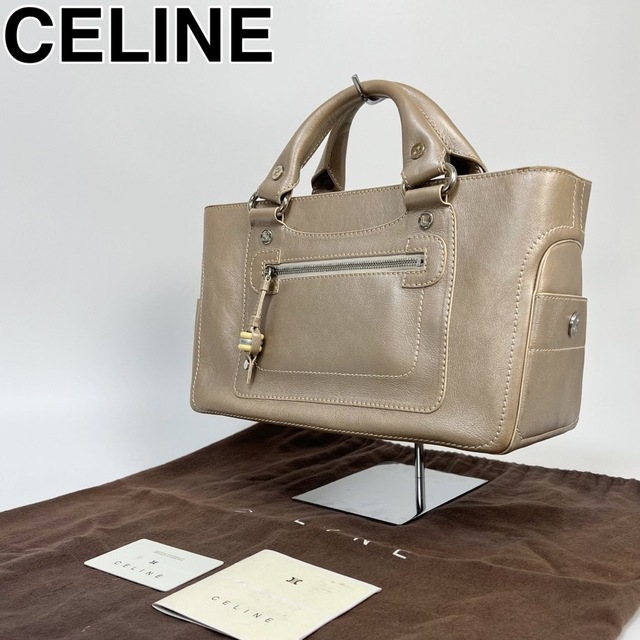 23D17 CELINE セリーヌ ブギーバッグ ハンドバッグ レザー