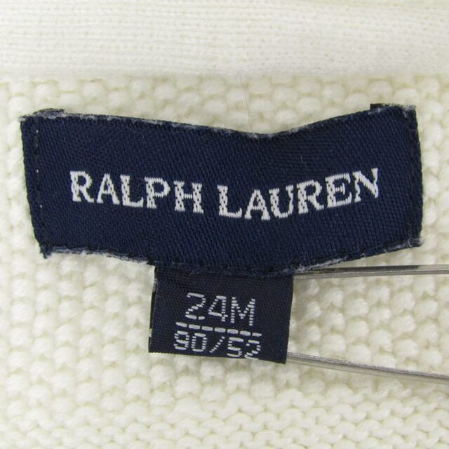 Ralph Lauren - ラルフローレン 長袖ニット パーカー ジップジャケット