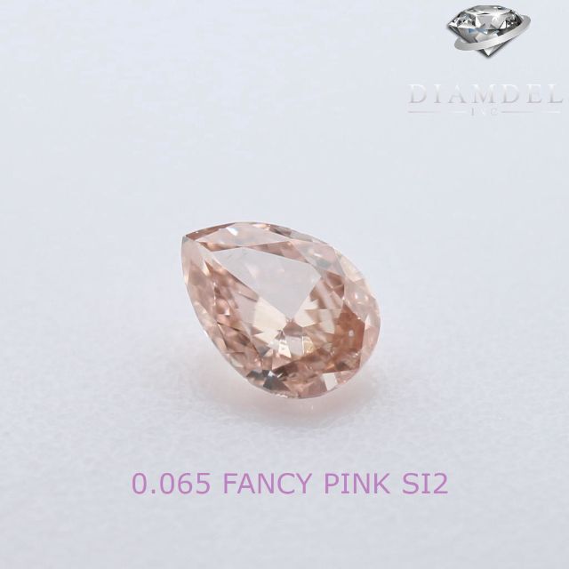 ピンクダイヤモンドルース/ FANCY PINK/ 0.065 ct.FANCYPINKカット