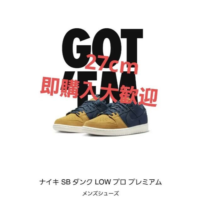 Nike SB Dunk Low Desert Navy  ダンクロー