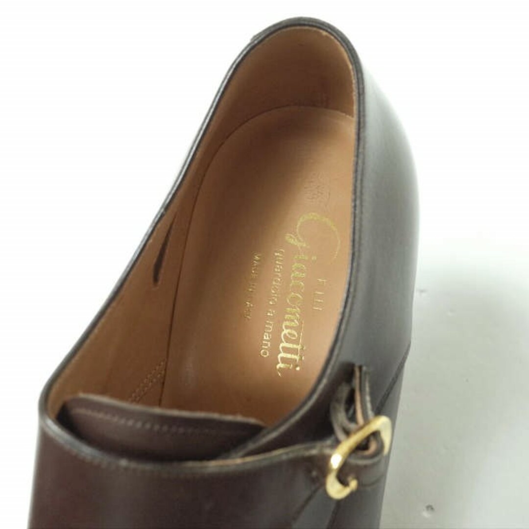 F.LLI Giacometti フラテッリジャコメッティ イタリア製 Double Monk Strap Shoes ダブルモンクストラップシューズ  FG182 43(28cm) Brown 革靴 シューズ【新古品】【中古】【F.LLI Giacometti】の通販 by USED SELECT  SHOP LOOP ラクマ店｜ラクマ