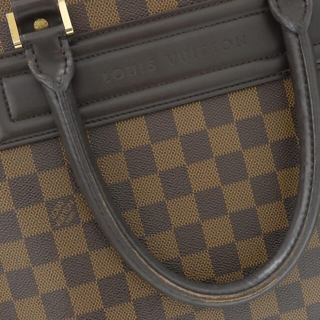 【本物保証】 ルイヴィトン LOUIS VUITTON ダミエ ヴェニスGM トートバッグ ハンドバッグ エベヌ N51146