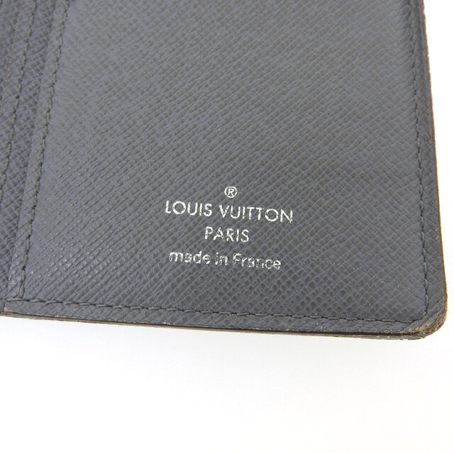 【本物保証】 ルイヴィトン LOUIS VUITTON タイガ ポルトフォイユ ブラザ 二つ折り長財布 グレー M32653