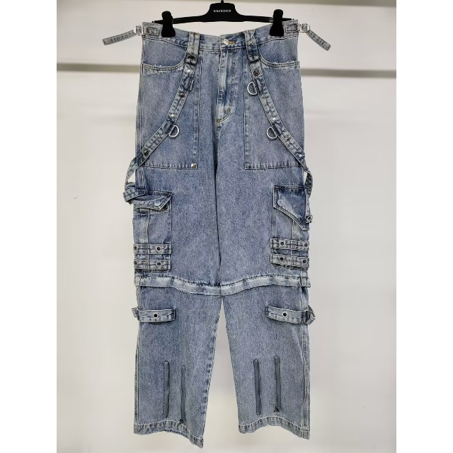 新品 BALENCIAGA RAVER バギー デニムパンツ レイバー ジーンズ | www