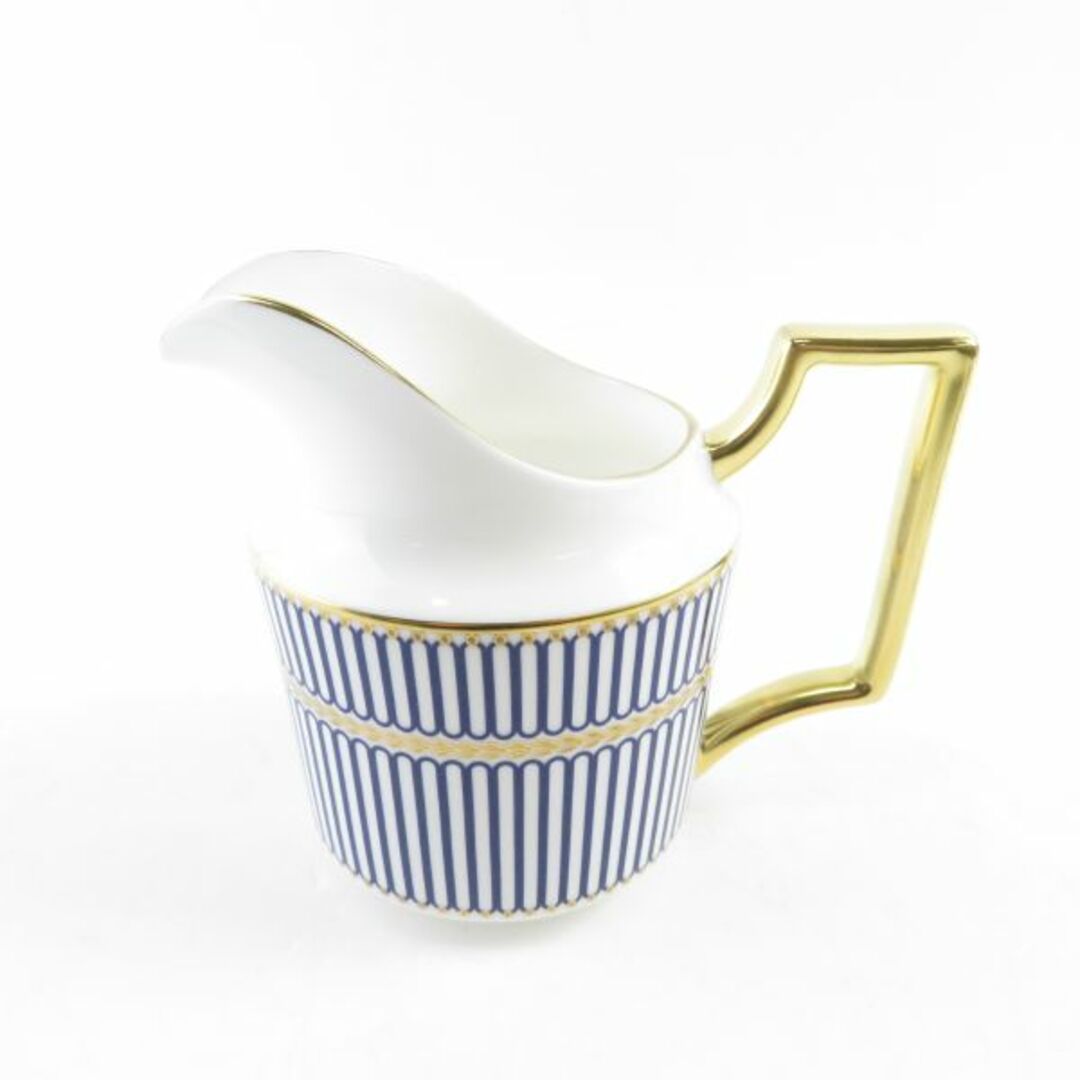 WEDGWOOD(ウェッジウッド)の美品 WEDGWOOD ウェッジウッド ANTHEMION BLUE アンセミオンブルー クリーマー 1点 250ml クリーム ミルク 英国 ゴールド レア SU3777A2  インテリア/住まい/日用品のキッチン/食器(その他)の商品写真