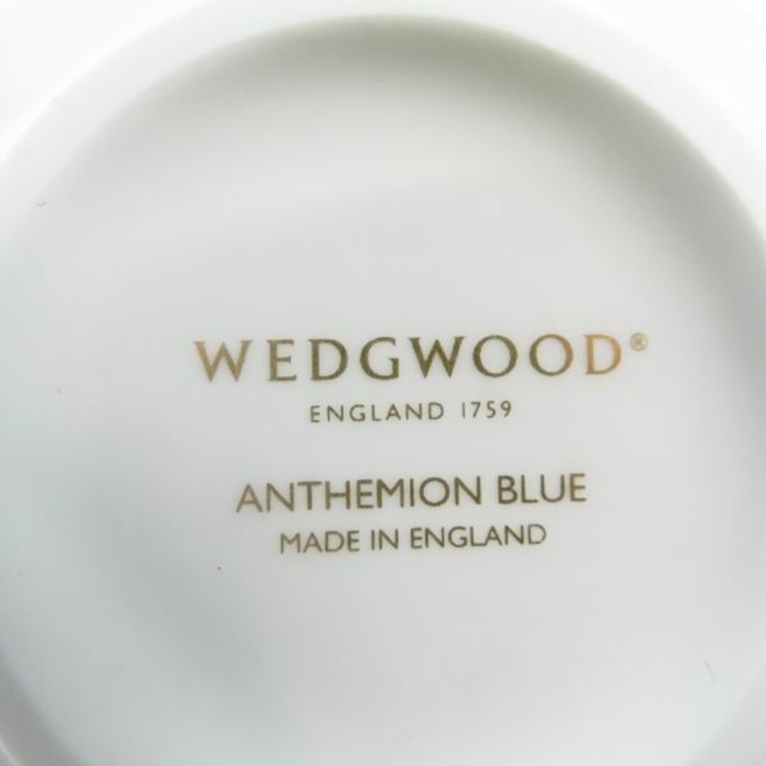 WEDGWOOD(ウェッジウッド)の美品 WEDGWOOD ウェッジウッド ANTHEMION BLUE アンセミオンブルー クリーマー 1点 250ml クリーム ミルク 英国 ゴールド レア SU3777A2  インテリア/住まい/日用品のキッチン/食器(その他)の商品写真