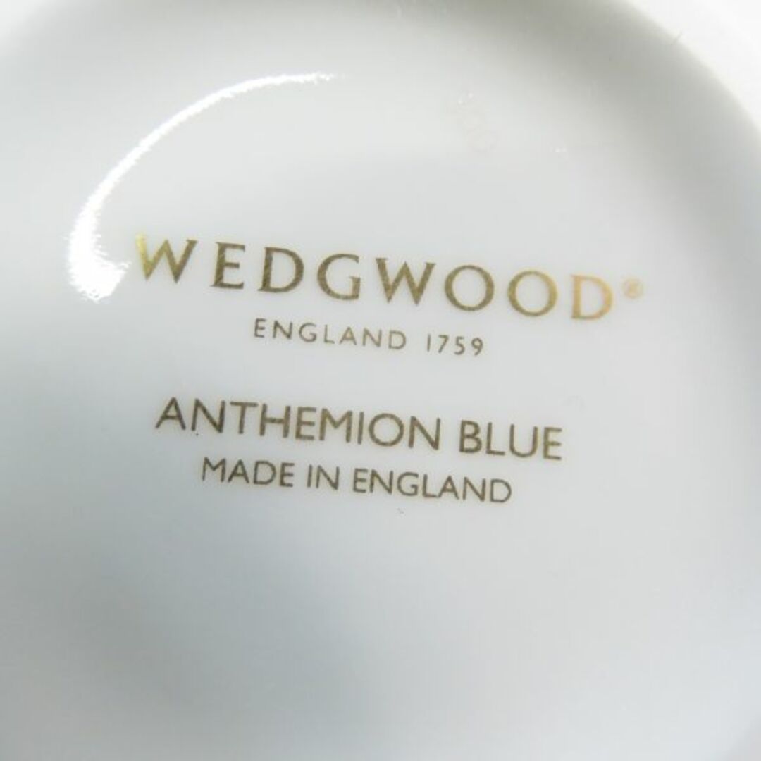 WEDGWOOD(ウェッジウッド)の美品 WEDGWOOD ウェッジウッド ANTHEMION BLUE アンセミオンブルー クリーマー 1点 250ml クリーム ミルク 英国 ゴールド レア SU3779A2  インテリア/住まい/日用品のキッチン/食器(その他)の商品写真