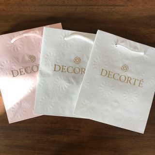 コスメデコルテ(COSME DECORTE)のコスメデコルテ　紙袋　3枚セット(ショップ袋)