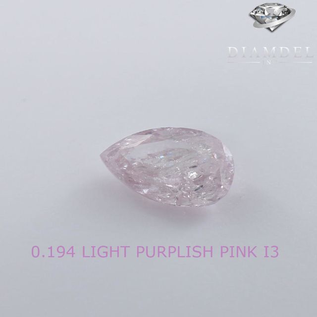 I3蛍光性ピンクダイヤモンドルース/ L.P.PINK/ 0.194 ct.