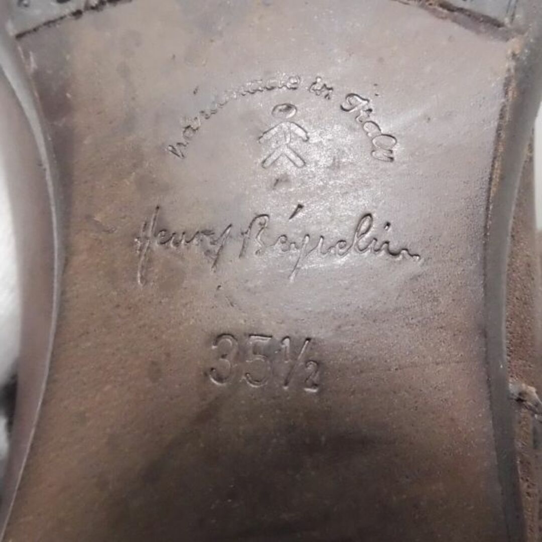 HENRY BEGUELIN エンリーベグリン ロングブーツ 1点 ベージュ 35.5 AM4142C  レディースの靴/シューズ(ブーツ)の商品写真