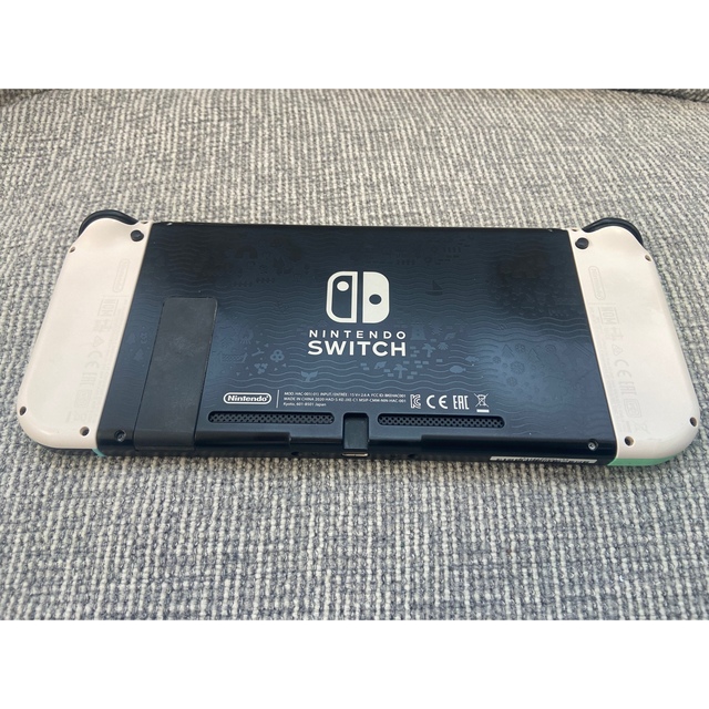 Nintendo Switch(ニンテンドースイッチ)の【保証付】switch あつ森　本体 エンタメ/ホビーのゲームソフト/ゲーム機本体(家庭用ゲーム機本体)の商品写真
