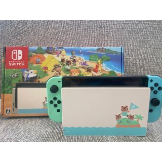 ニンテンドースイッチ(Nintendo Switch)の【保証付】switch あつ森　本体(家庭用ゲーム機本体)