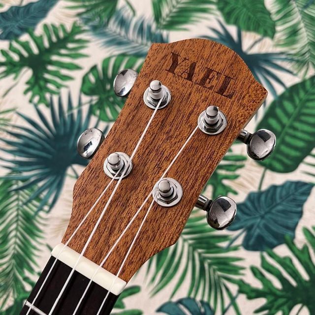 YAEL Ukulele】スプルース&マホガニーのエレキ・テナーウクレレ