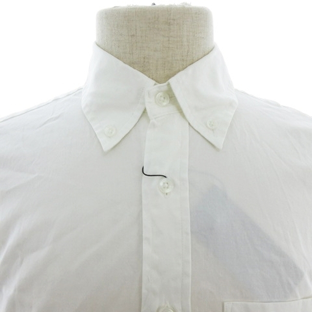 HARE(ハレ)のハレ HARE シャツ ボタンダウン 長袖 薄手 コットン 無地 S 白 メンズのトップス(シャツ)の商品写真