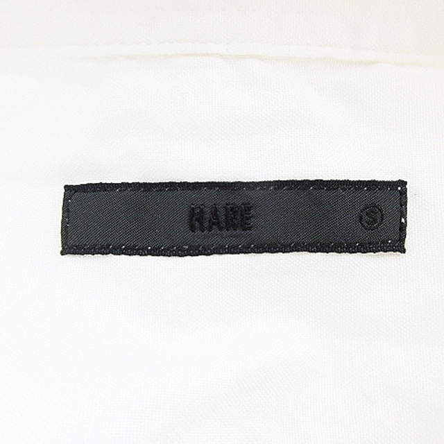 HARE(ハレ)のハレ HARE シャツ ボタンダウン 長袖 薄手 コットン 無地 S 白 メンズのトップス(シャツ)の商品写真