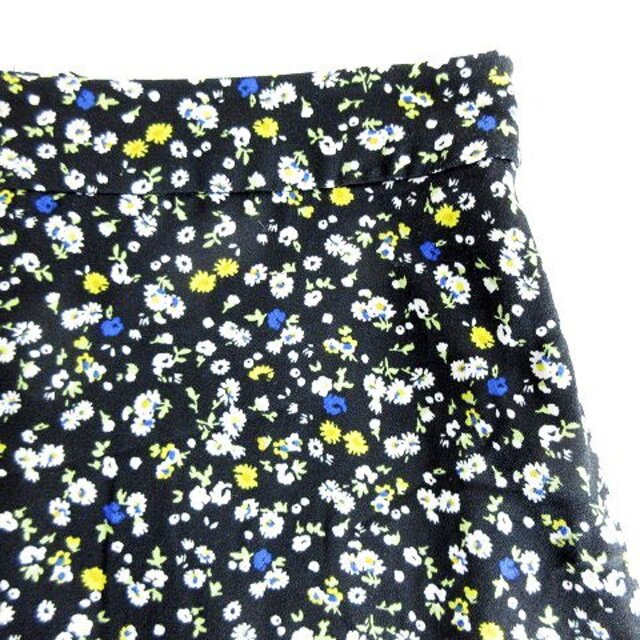 AZUL by moussy(アズールバイマウジー)のアズールバイマウジー スカート フレア ロング サイドファスナー M 黒 白 レディースのスカート(ロングスカート)の商品写真