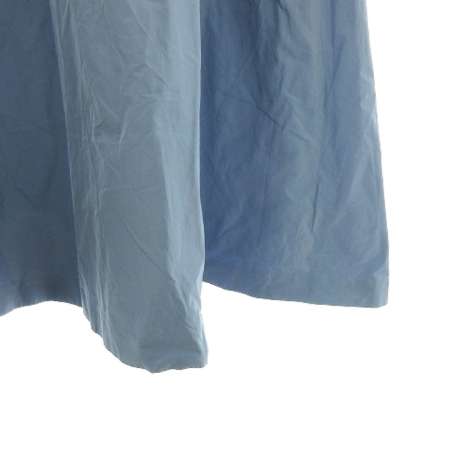 MICHEL KLEIN(ミッシェルクラン)のミッシェルクラン スカート フレア ひざ丈 サイドファスナー 無地 38 青 レディースのスカート(ひざ丈スカート)の商品写真