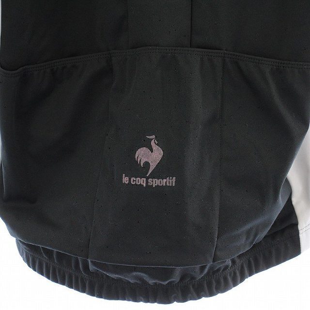 le coq sportif(ルコックスポルティフ)のルコックスポルティフ サイクルWUPニットジャケット パーカー M 白 黒 メンズのトップス(パーカー)の商品写真