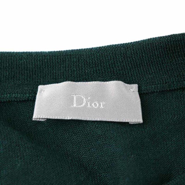 Dior HOMME 17SS ニット カットソー プルオーバー ウール S 緑 7