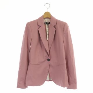 ZARA - ザラ テーラードジャケット 1B 総裏地 36 スモークピンク /CM