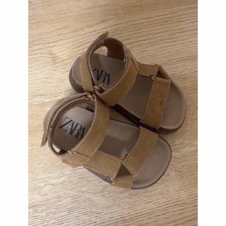 ザラ(ZARA)の【YUKA様専用】レザーサンダル 13cm(サンダル)