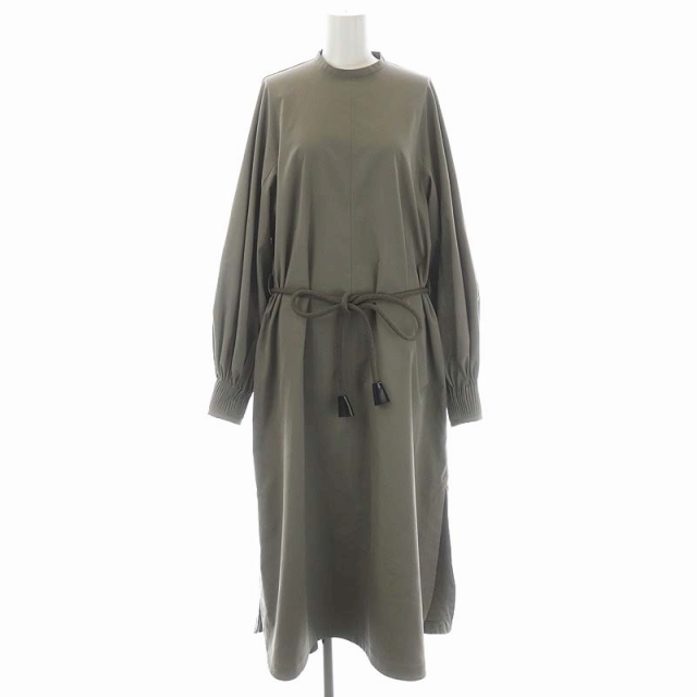 ハイク 21SS TASLAN TWILL DRESS ワンピース ロング 長袖OSハイクHYKE1身幅