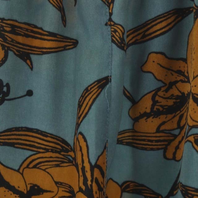 other(アザー)のエメルリファインズ EMMEL REFINES 花柄イージーパンツ 青 オレンジ レディースのパンツ(その他)の商品写真