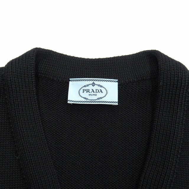 美品 20aw プラダ PRADA Vネック ウール ニット セーター | www