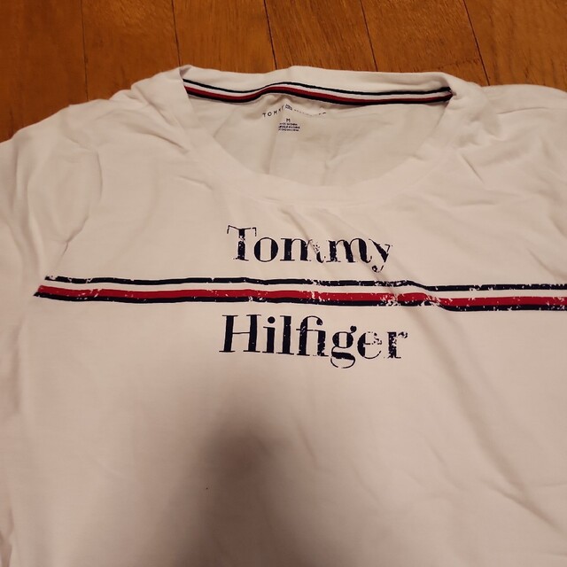 TOMMY HILFIGER(トミーヒルフィガー)の七分丈　Tシャツ レディースのトップス(シャツ/ブラウス(長袖/七分))の商品写真