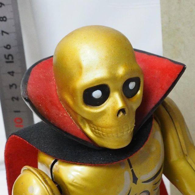 売切り特価 ビリケン【黄金バット】復刻ブリキ ゼンマイ歩行 TIN TOY