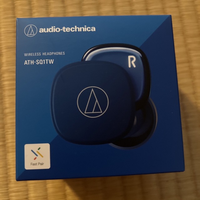 audio-technica(オーディオテクニカ)のオーディオテクニカ ワイヤレスイヤホン ATH-SQ1TW ブルー スマホ/家電/カメラのオーディオ機器(ヘッドフォン/イヤフォン)の商品写真