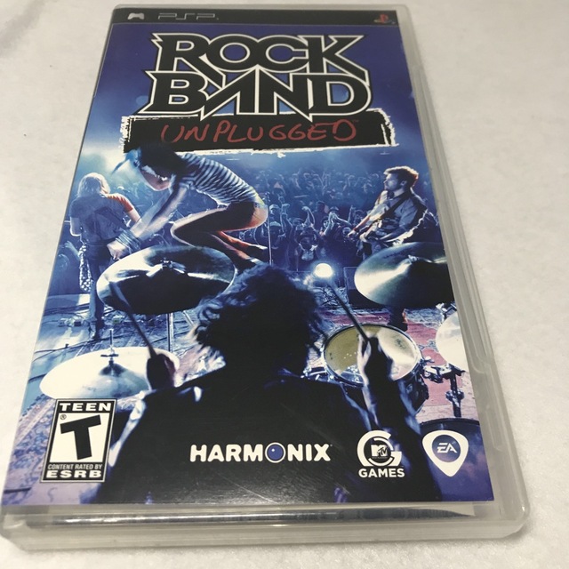 PlayStation Portable(プレイステーションポータブル)のPSP Rock Band Unplugged 英語版 海外版 エンタメ/ホビーのゲームソフト/ゲーム機本体(家庭用ゲームソフト)の商品写真