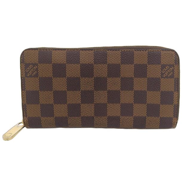 【本物保証】 ルイヴィトン LOUIS VUITTON ダミエ ジッピーウォレット ラウンドファスナー長財布 N41661