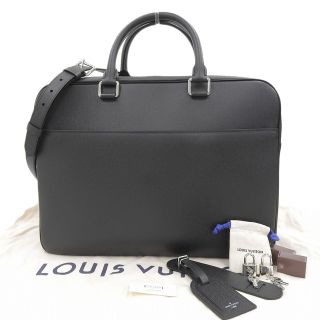 ルイヴィトン(LOUIS VUITTON)の【本物保証】 布袋付 超美品 ルイヴィトン LOUIS VUITTON タイガ オーバーナイト ブリーフケース 2WAY ビジネスバッグ パソコン収納 M32721(その他)