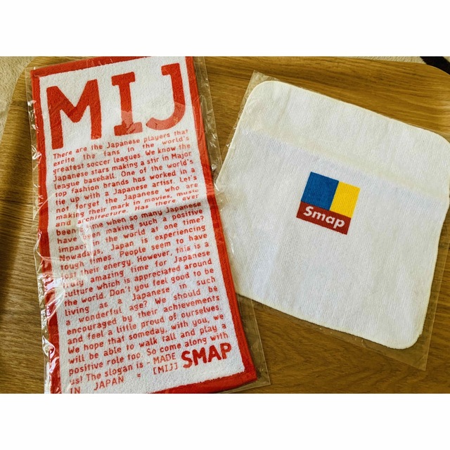SMAP　ミニタオル　2枚セット エンタメ/ホビーのタレントグッズ(アイドルグッズ)の商品写真