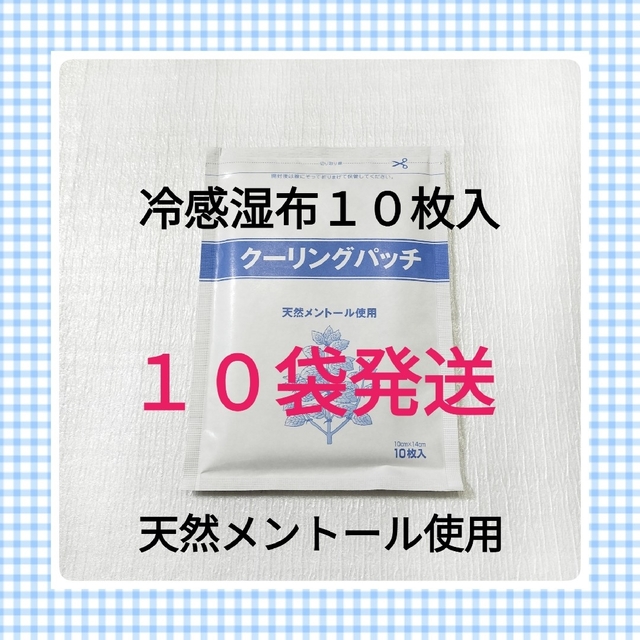 クーリングパッチ　１０枚入×１０袋　湿布　医薬部外品　スキットクール コスメ/美容のコスメ/美容 その他(その他)の商品写真