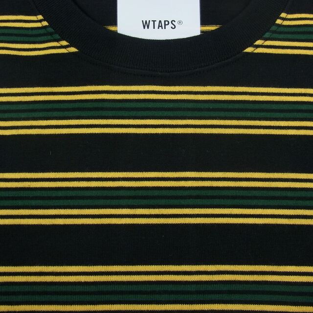 W)taps(ダブルタップス)のWTAPS ダブルタップス 21SS 211ATDT-CSM22 JAM 01 LS ジャム ボーダー 長袖 Tシャツ マルチカラー系 3【極上美品】【中古】 メンズのトップス(シャツ)の商品写真