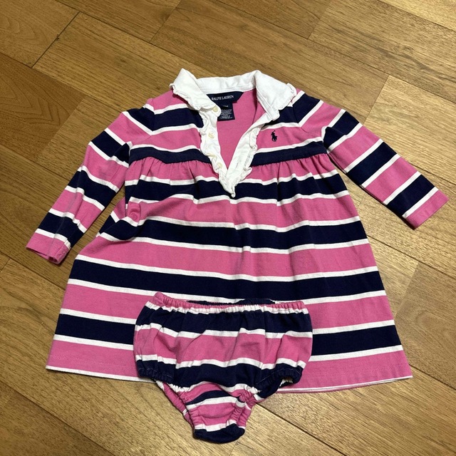 Ralph Lauren(ラルフローレン)のラルフローレン　ワンピース　12M キッズ/ベビー/マタニティのベビー服(~85cm)(ワンピース)の商品写真