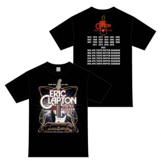 クラプトン  2023 ライブ　グッズ　武道館　Tシャツ　Mギター(Tシャツ/カットソー(半袖/袖なし))