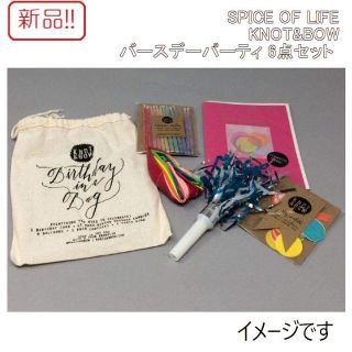 スパイスオブライフ(SPICE OF LIFE)の新品！スパイス バースデーパーティ6点セット KNOT & BOW(その他)