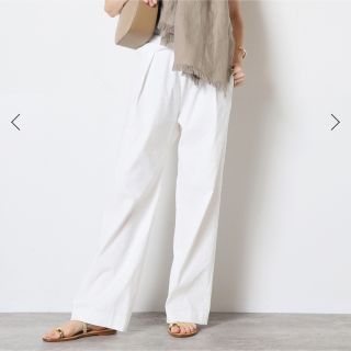 DEUXIEME CLASSE - stretch twill タックパンツ 36size の通販 by