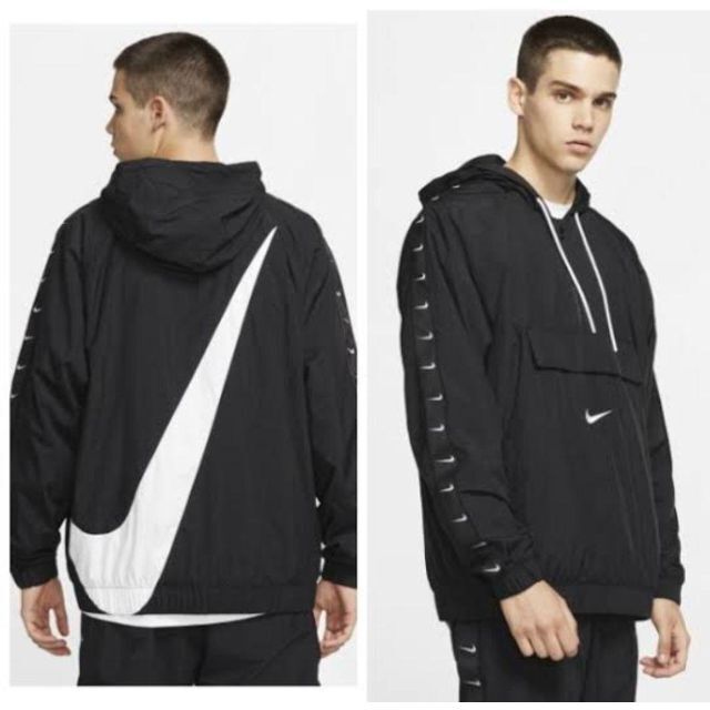 NIKE ブラック ナイキブルゾン スポーツウェア ウーブン ナイロン
