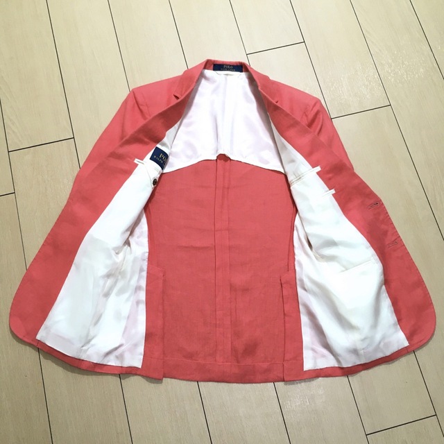 POLO RALPH LAUREN(ポロラルフローレン)の極美品★ラルフローレン リネン100％  ジャケット 現行タグ 春夏 A584 メンズのジャケット/アウター(テーラードジャケット)の商品写真