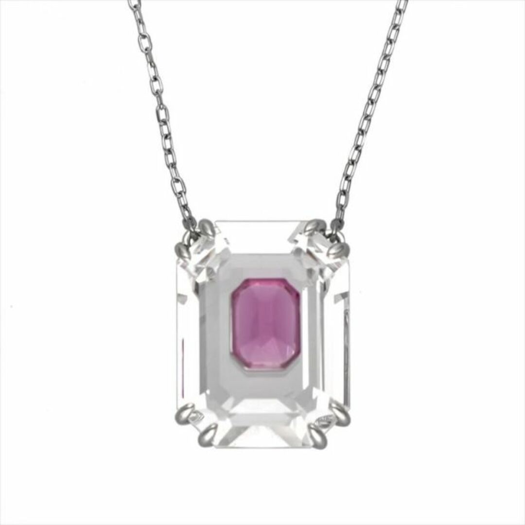 スワロフスキー SWAROVSKI ネックレス 5608647 ピンク42cmトップサイズ