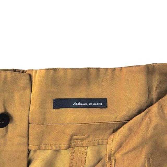 Abahouse Devinette(アバハウスドゥヴィネット)のアバハウス ドゥヴィネット サテン ブライトスカート ロング キャメル 38 レディースのスカート(ロングスカート)の商品写真