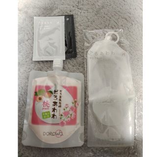 どろ豆乳石鹸　どろあわわ(桃)(洗顔料)