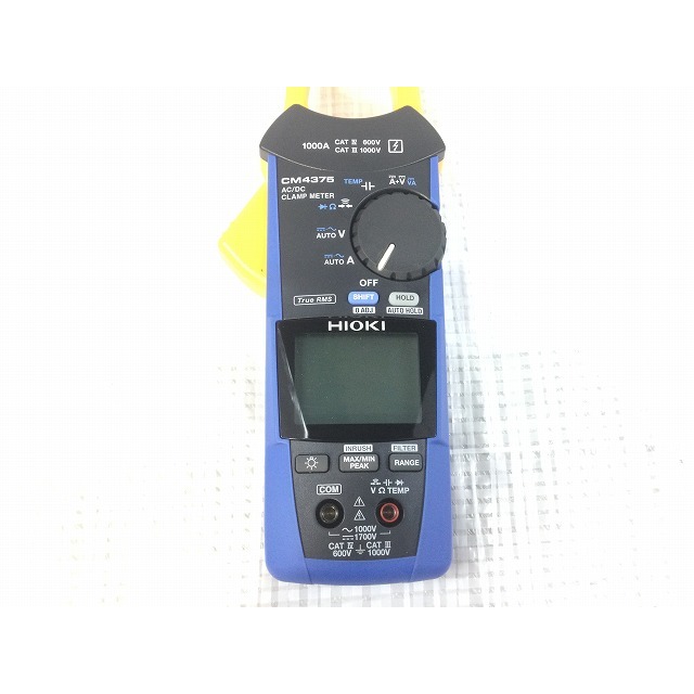 ☆品☆ HIOKI 日置 CM4375 AC/DC クランプメータ 計測器 測定器 テスタ 70309