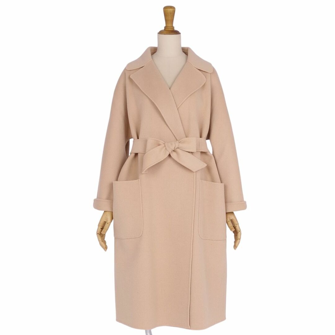 極美品 マックスマーラ Max Mara WEEKEND コート cucito a mano チェスターコート ダブルブレスト ベルト ウール アウター レディース JI40 USA6 FB38(M相当) ベージュ 極美品 マックスマーラ Max Mara WEEKEND コート cucito a mano チェスターコート ダブルブレスト ベルト ウール アウター レディース JI40 USA6 FB38(M相当) ベージュ